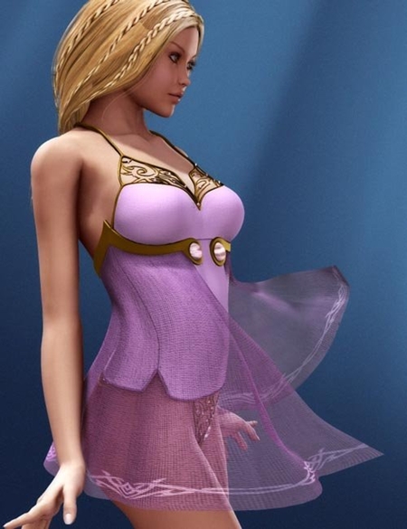 Mystic Realms: Lavanda Rose Shirt for V4