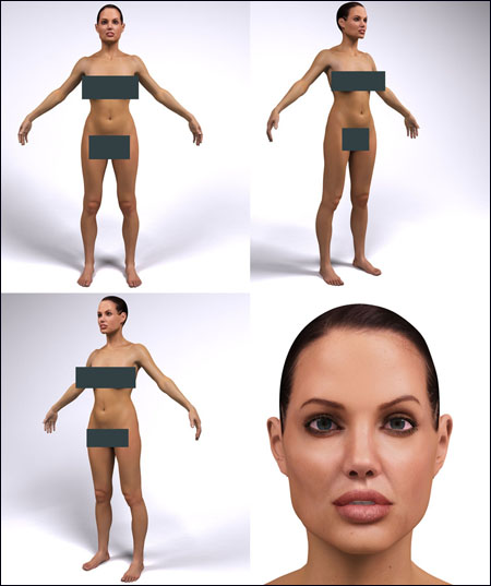 Angelina Jolie Digital Double