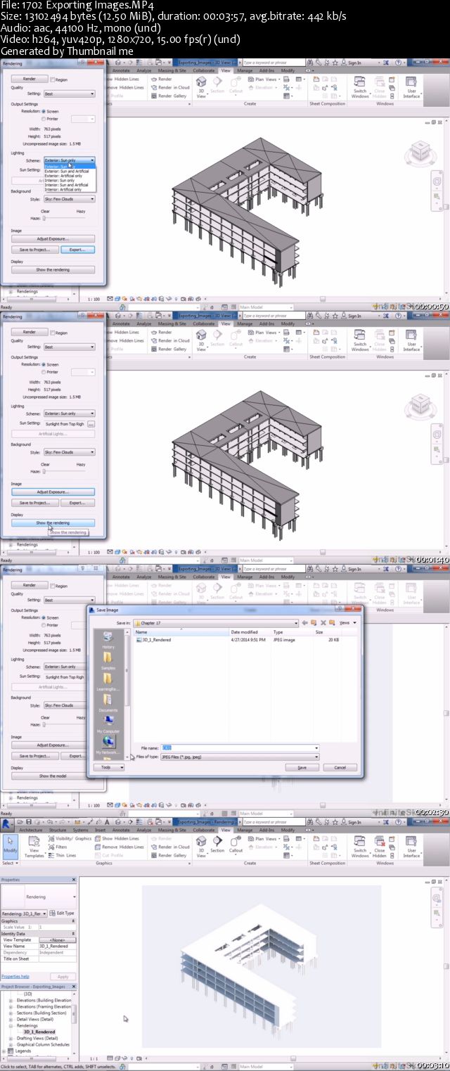 InfiniteSkills - Learning Revit Structure 2015 Training Video