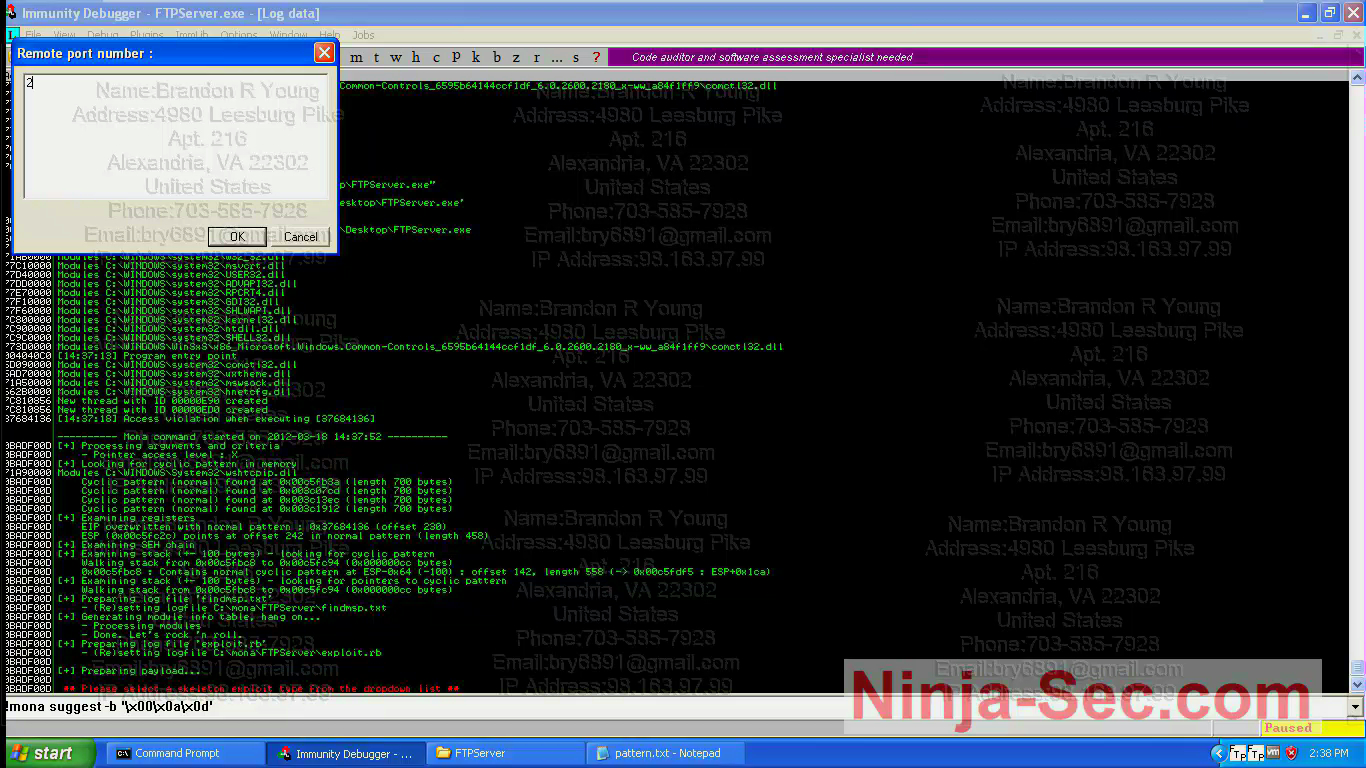 Codename: Samurai Skills – Real World Penetration Testing Training