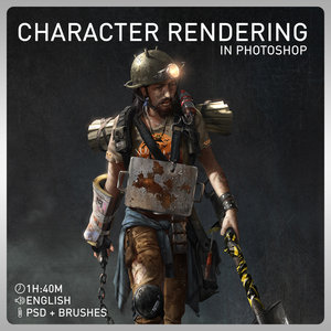 Gumroad – Character Rendering in Photoshop by Alex Negrea