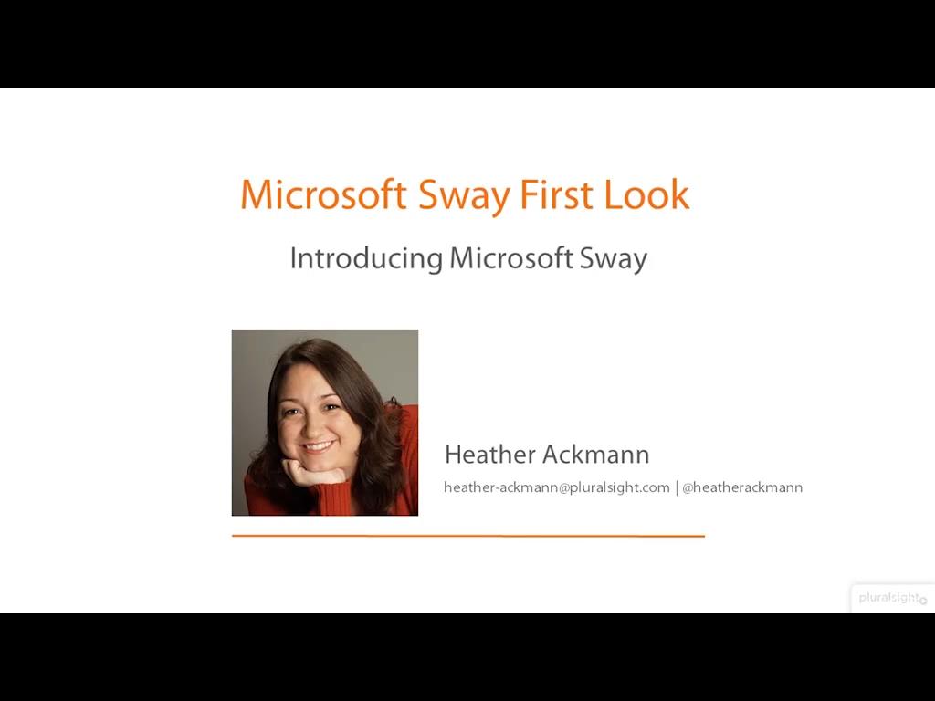 Microsoft Sway First Look
