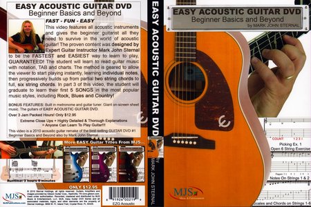 Easy Acoustic Guitar DVD: Beginner Basics and Beyond by Mark John Sternal