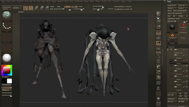 Gumroad – Character Creation in ZBrush