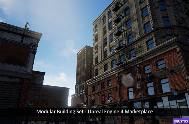 Modular Building Set – Unreal Engine 4 Marketplace