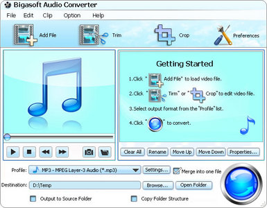 Bigasoft Audio Converter 4.6.0.5582 Multilanguage 音频转换软件
