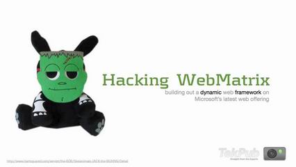 Tekpub – Hacking WebMatrix