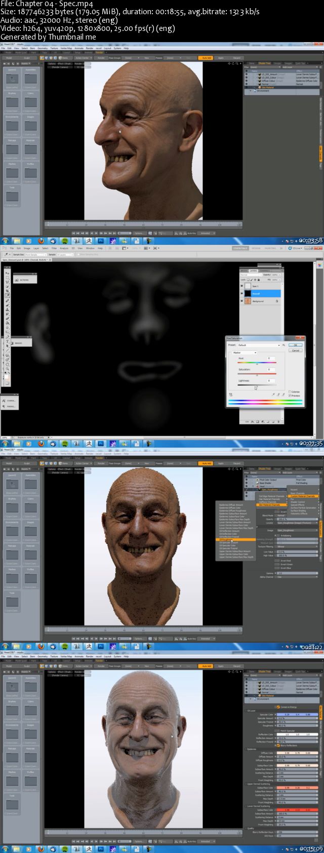 Modo Skin Shader Tutorials