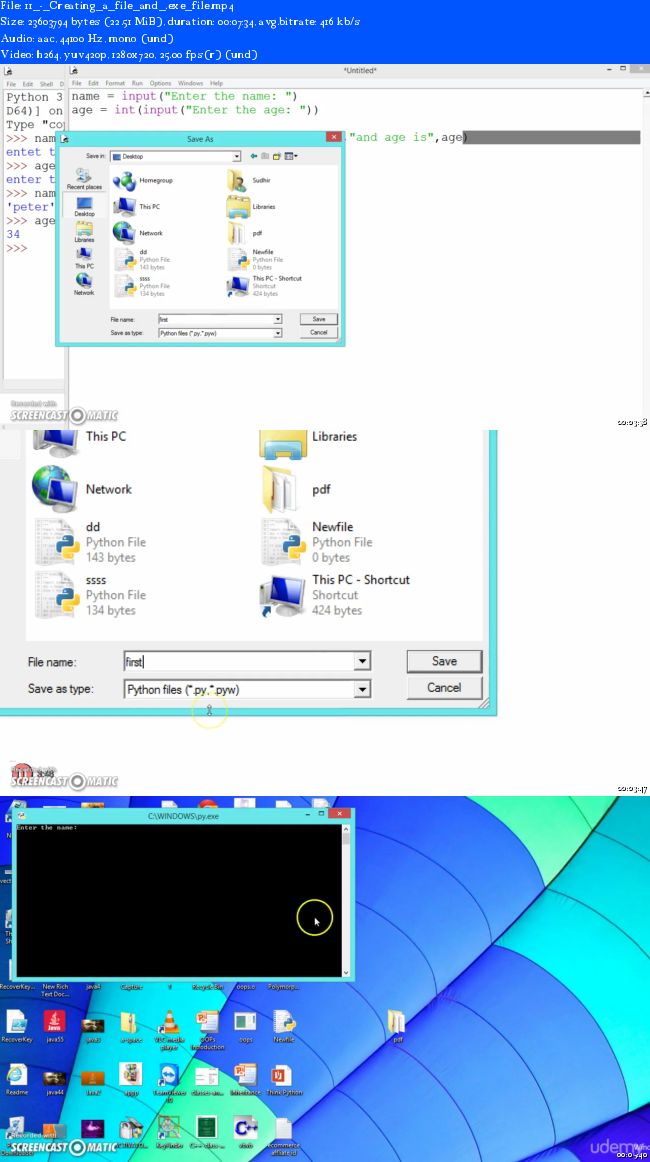 Python programming (3.4.2 Latest version) + GUI
