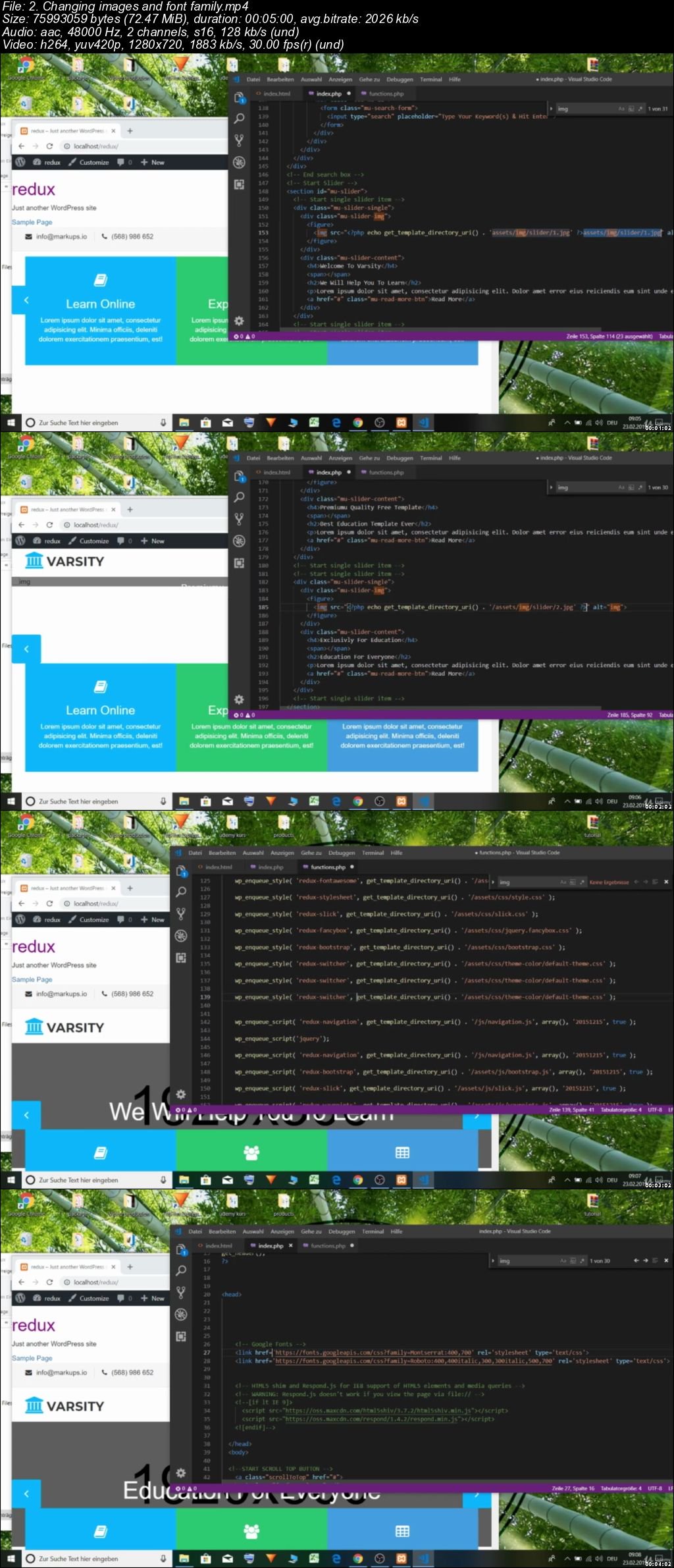 WordPress Theme Development with Redux Framework 2019