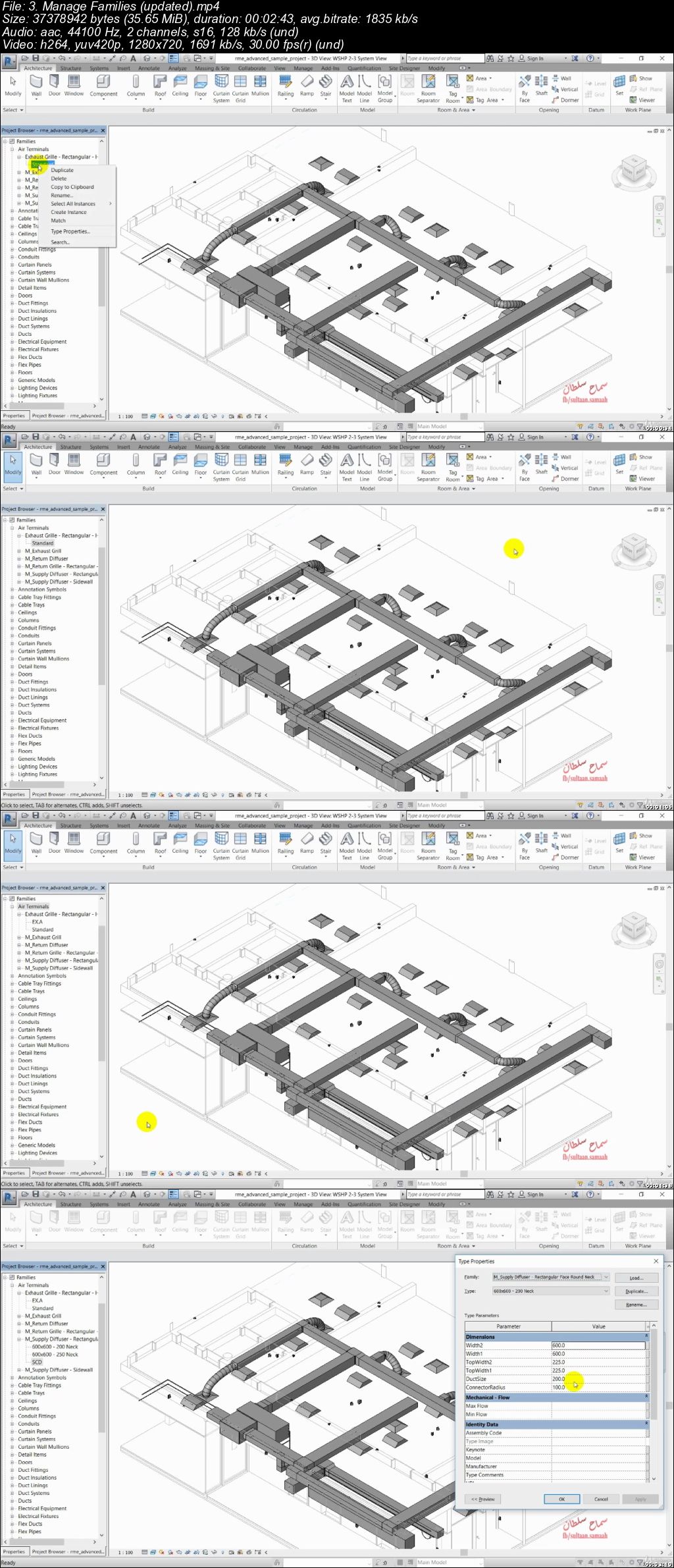 Revit Families for Mechanical Engineers