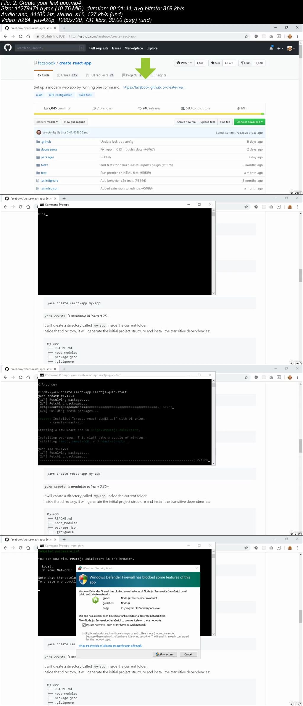 React.js, quick start