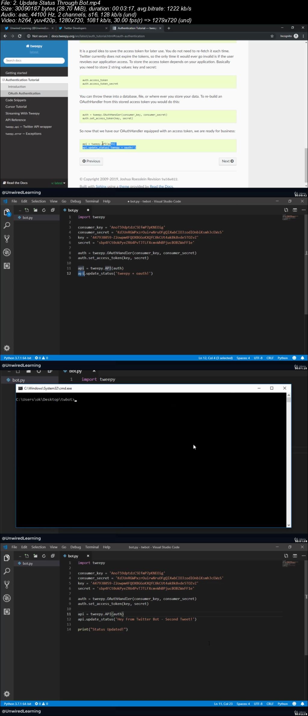 Building Twitter Bot With Python and Tweepy - Python Project