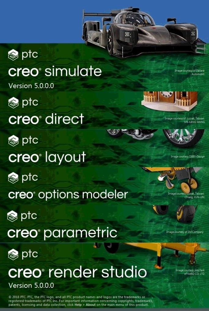 PTC Creo 5.0.4.0 M040 Multilingual x64