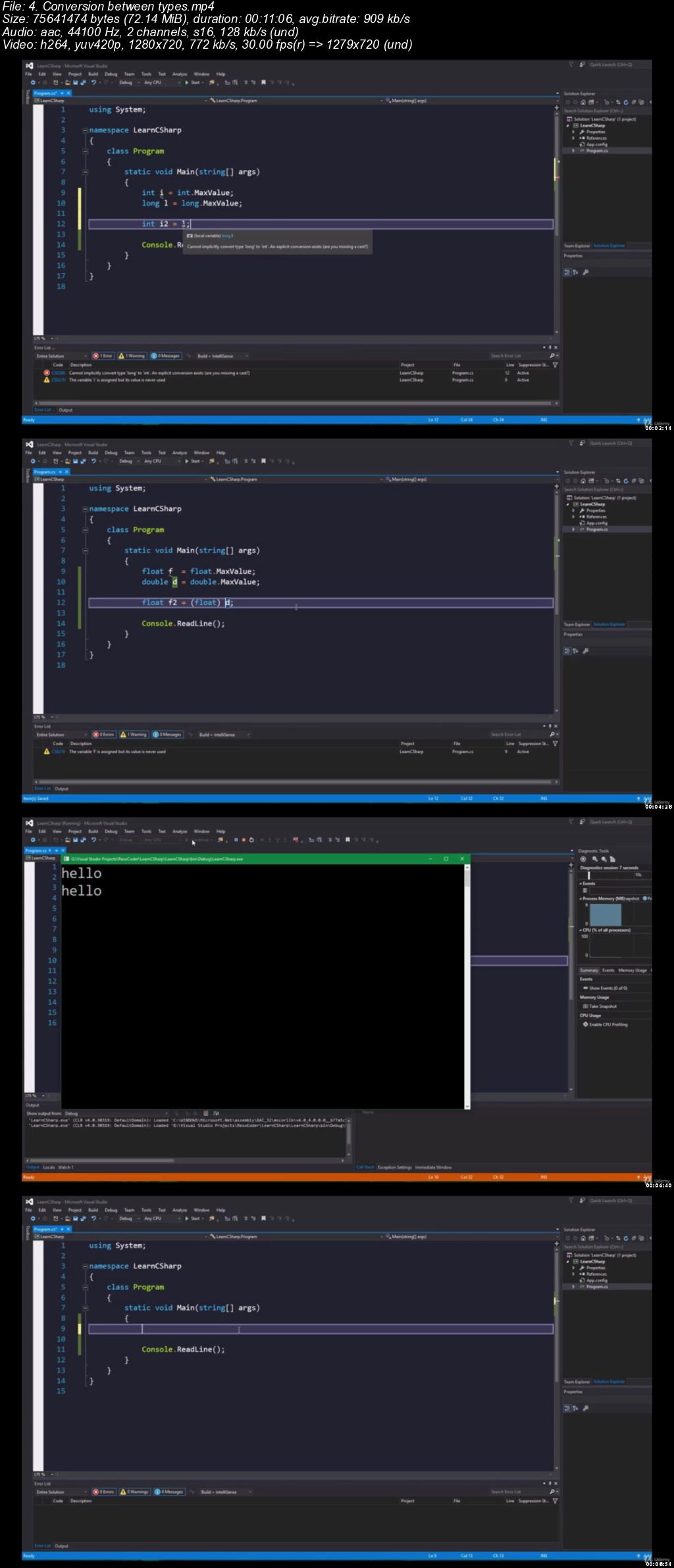 C# Basics for Beginners - Learn by doing