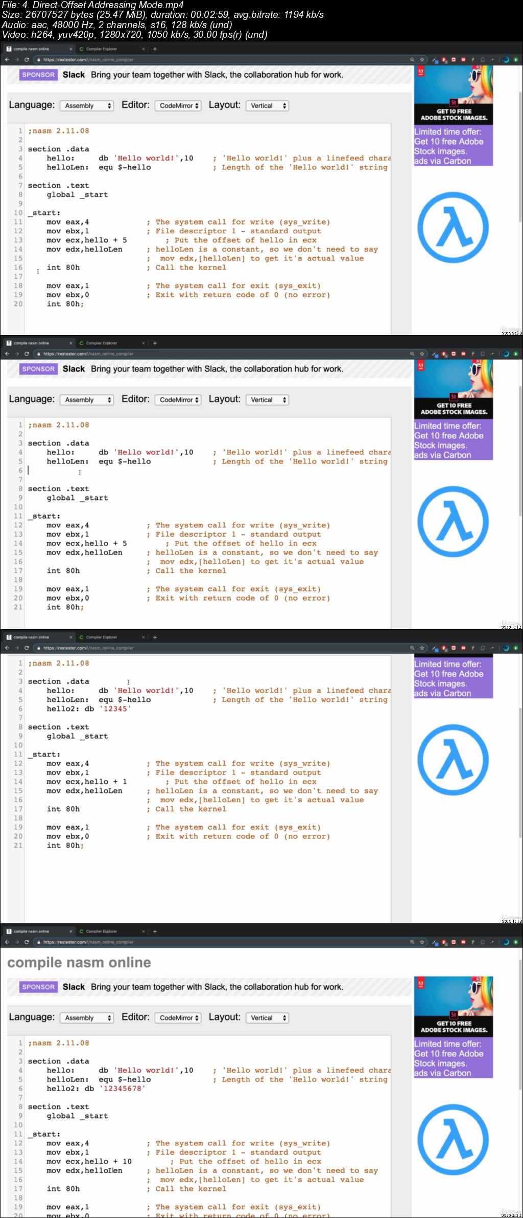 Assembly Programming For All Platforms, Learn To Code