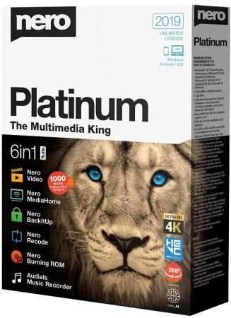 Nero Platinum 2019 Suite 20.0.07200 Multilingual