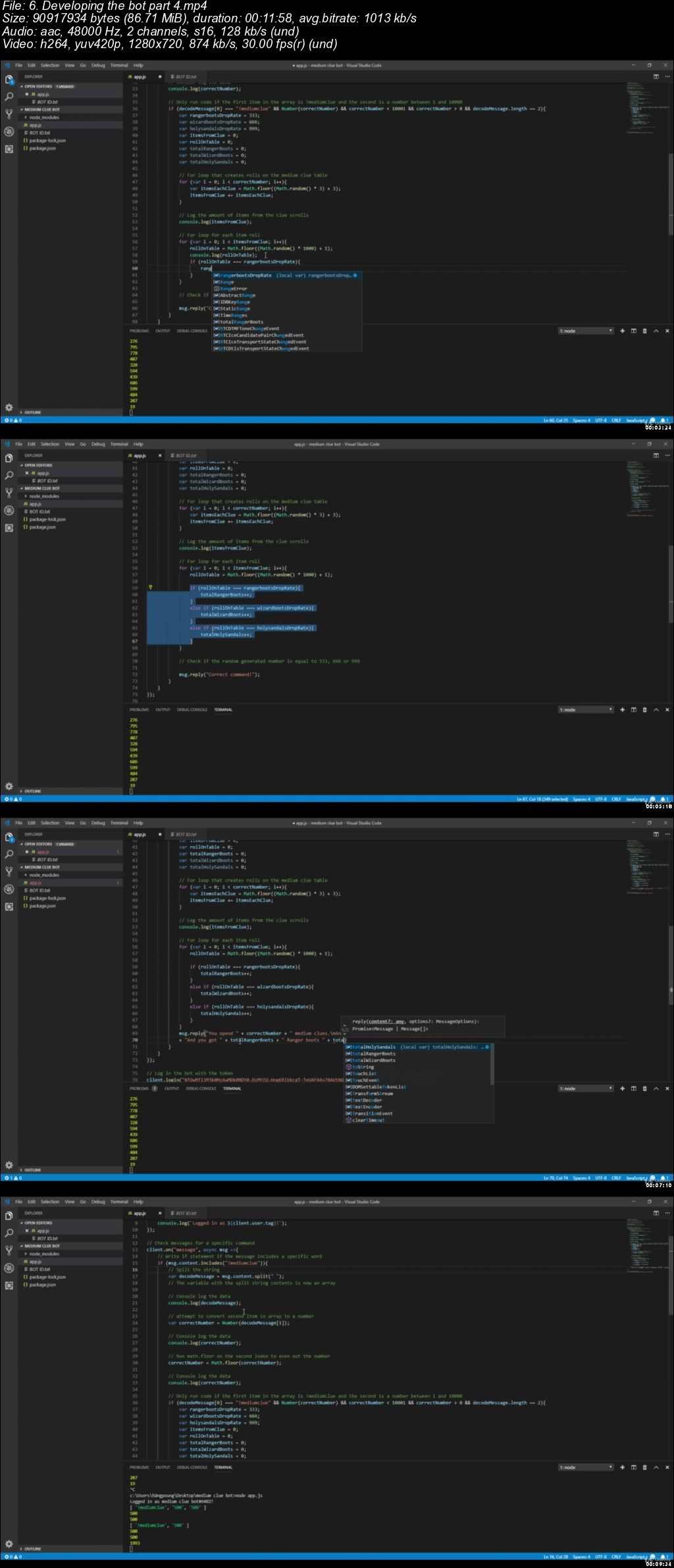 Discord bots development in nodejs for beginners