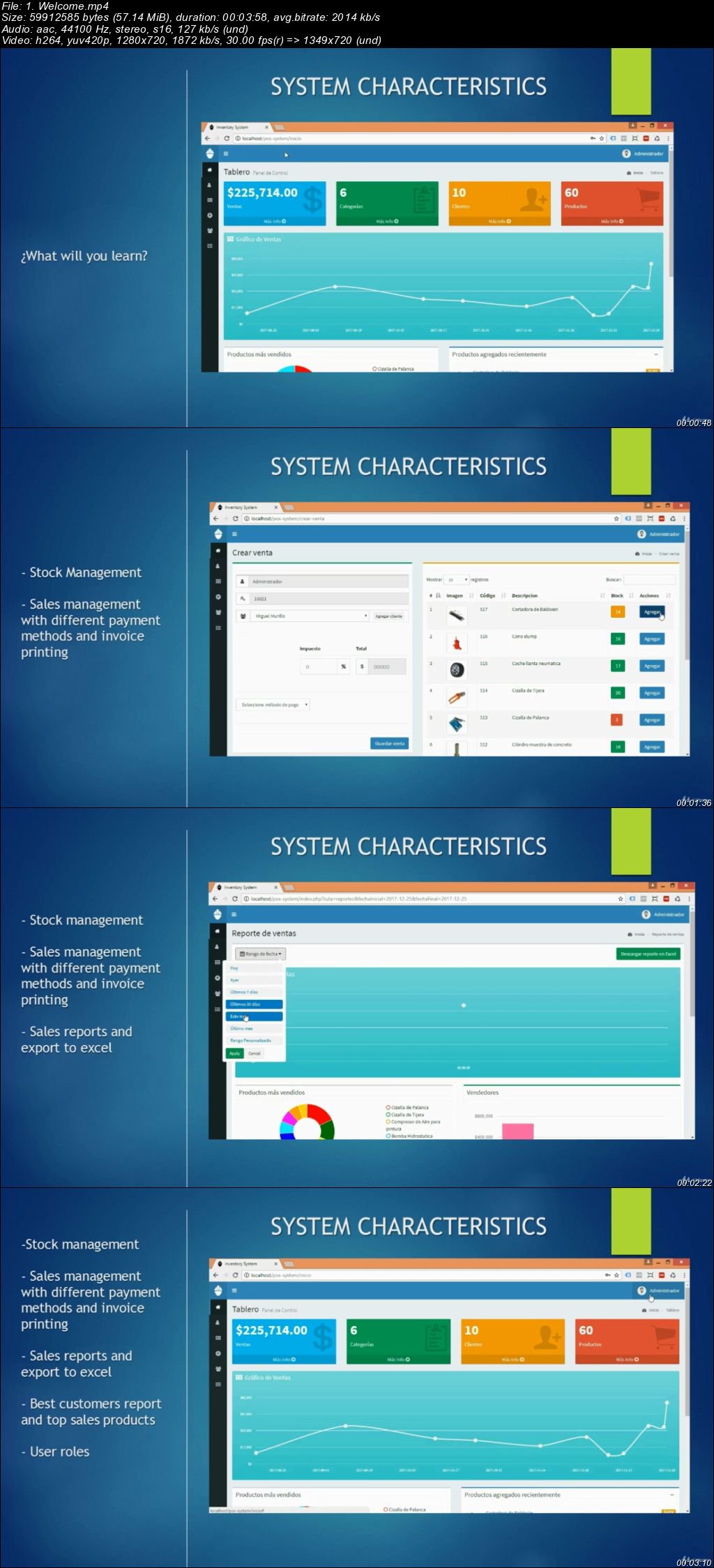 Create POS System - Inventory & sales with PHP7 & adminLTE