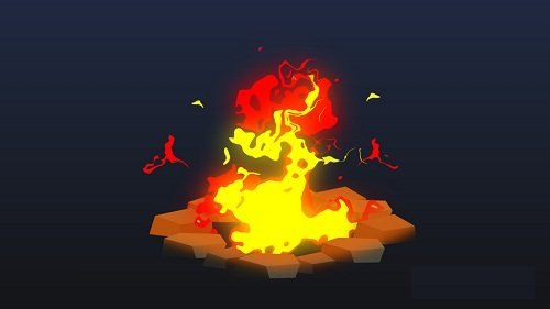 Skillshare – 2D Animation of a Fire Pit in After Effects, Beginners Friendly