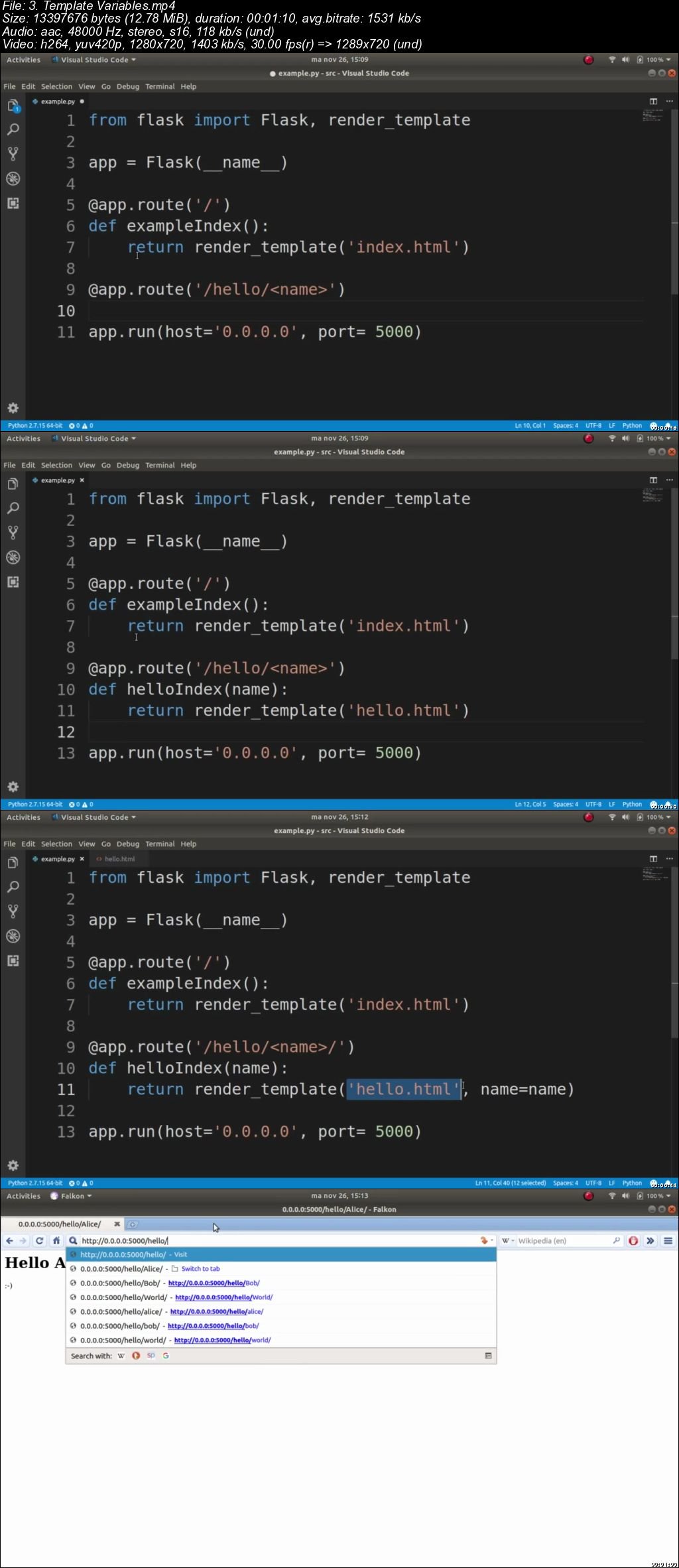 Python Flask: Make Web Apps with Python