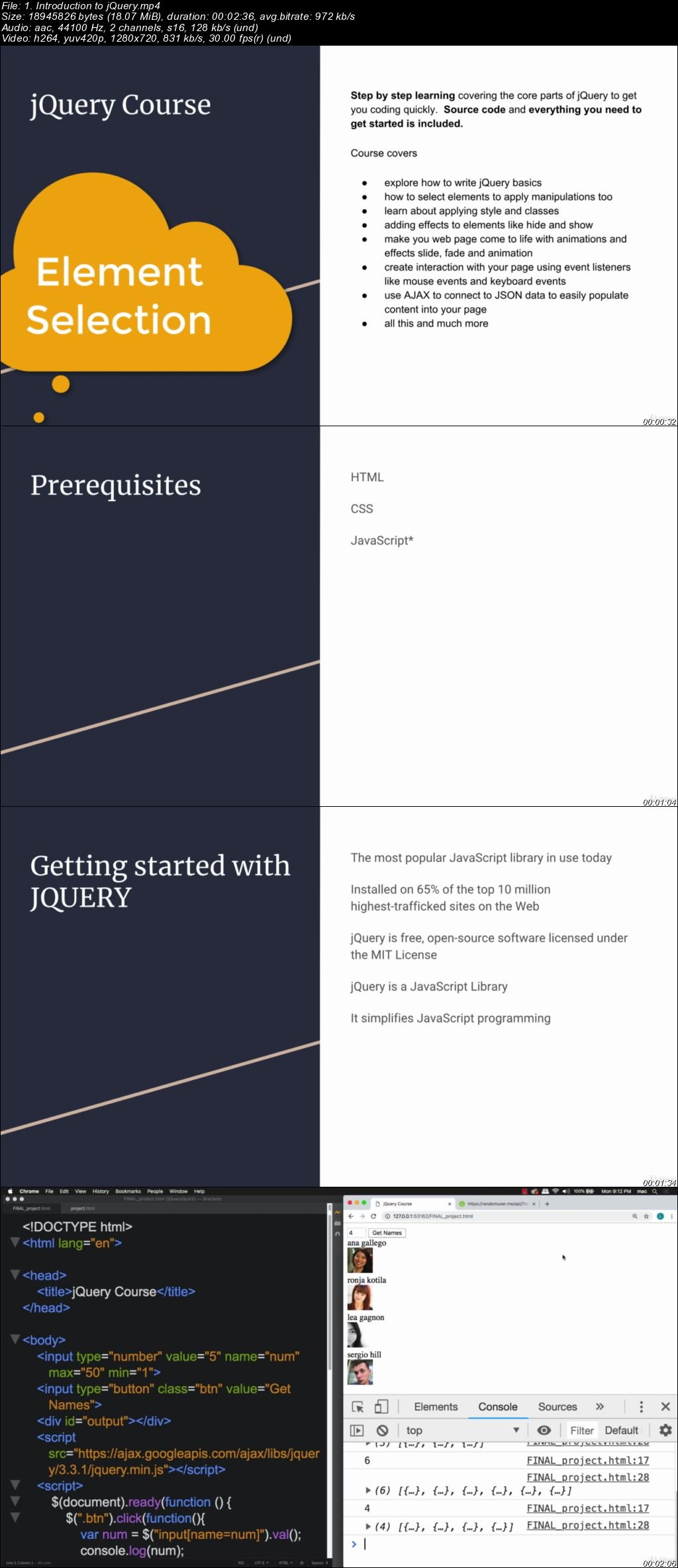 Learn jQuery Fundamentals - Get started quickly with jQuery