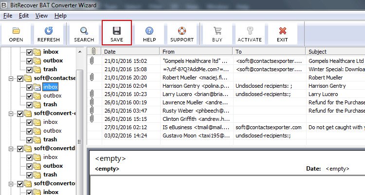BitRecover BAT Converter Wizard 6.3