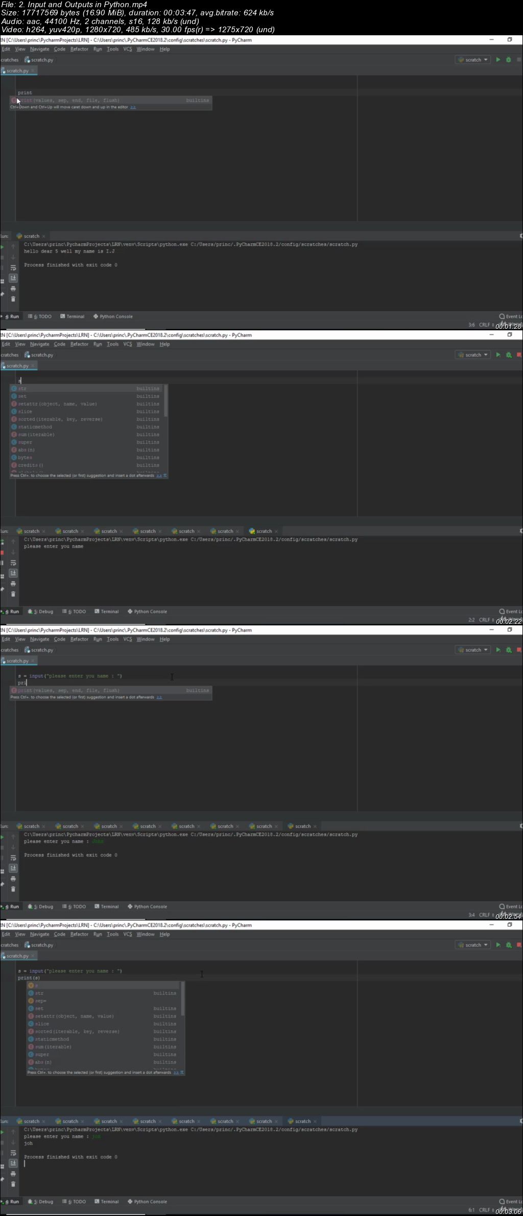 Learn Python Programming in 80 Minutes with examples (2018)