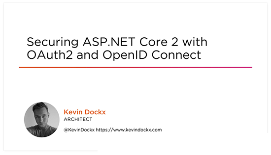 Securing ASP.NET Core 2 with OAuth2 and OpenID Connect
