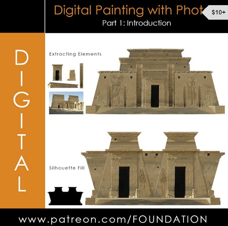 Gumroad – Foundation Patreon – Digital – Intro to Digital Painting with Photos Part 1 & 2