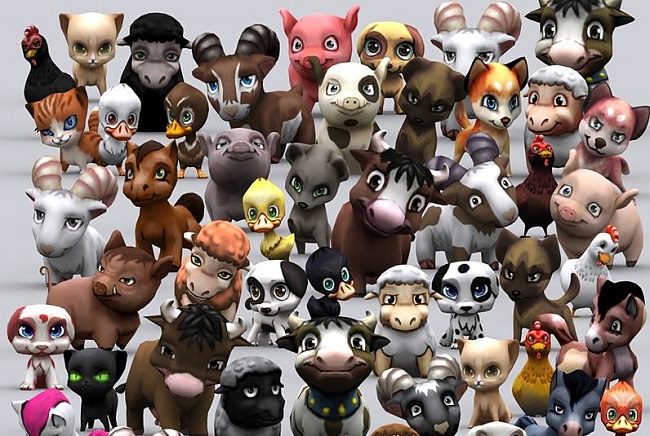 Cubebrush – 3DRT – Chibii animals