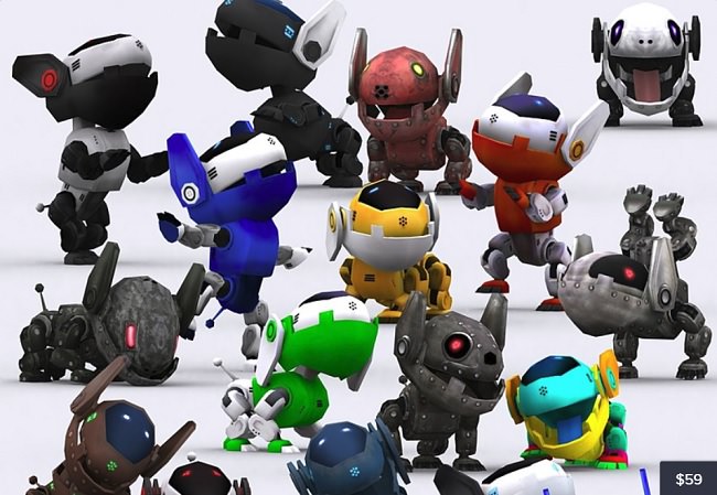 Cubebrush – 3DRT – Robopuppies