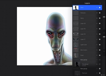 Digital Painting Series Ep1. Ominous Alien