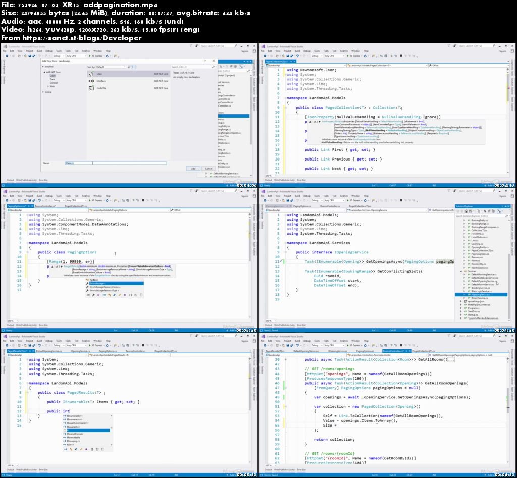 Building and Securing RESTful APIs in ASP.NET Core (Lynda)
