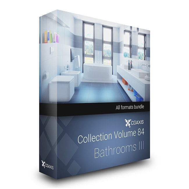 CGAxis Models Volume 84 Bathrooms III