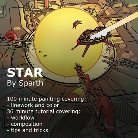 STAR – line work and color tutorial By Sparth