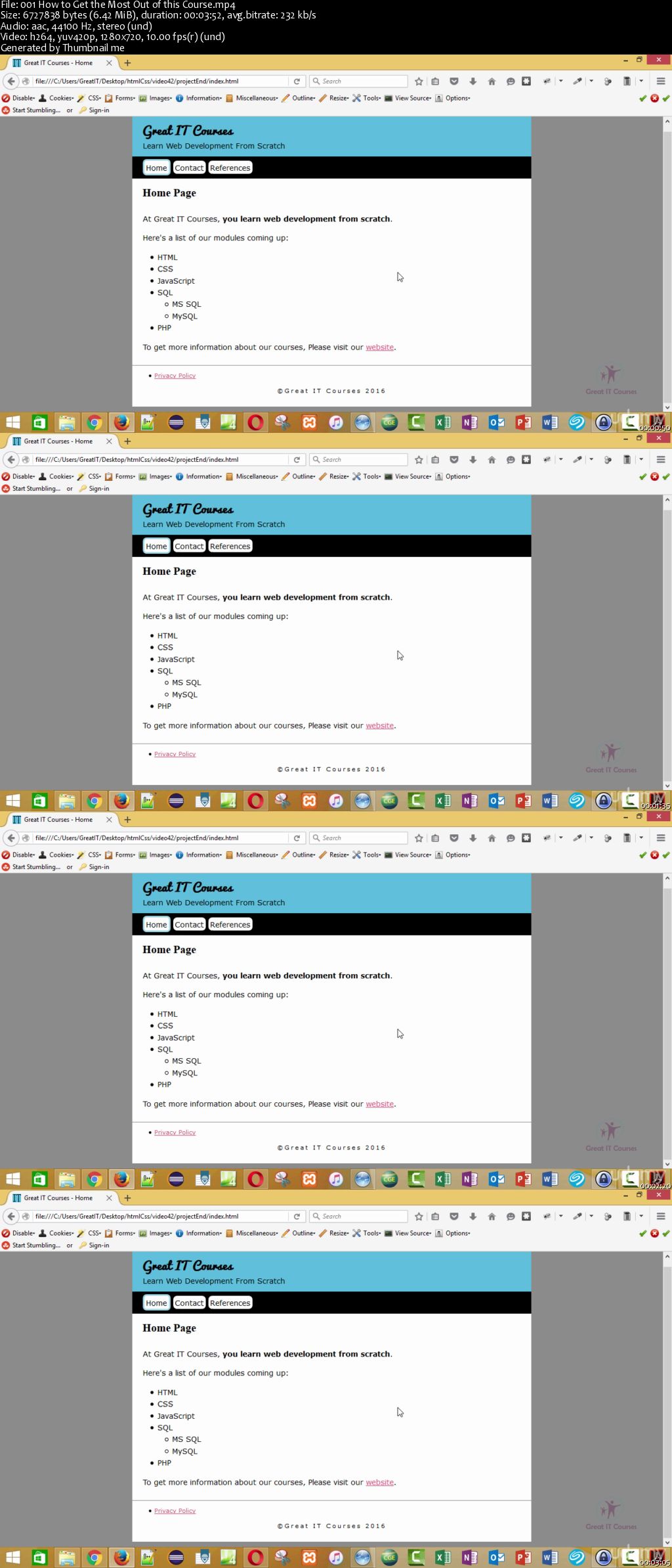 Basic HTML CSS and Web Design (2017)