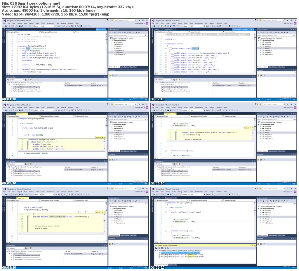 Lynda - Visual Studio Essential Training: 05 Code Editors (updated Aug 25, 2017)
