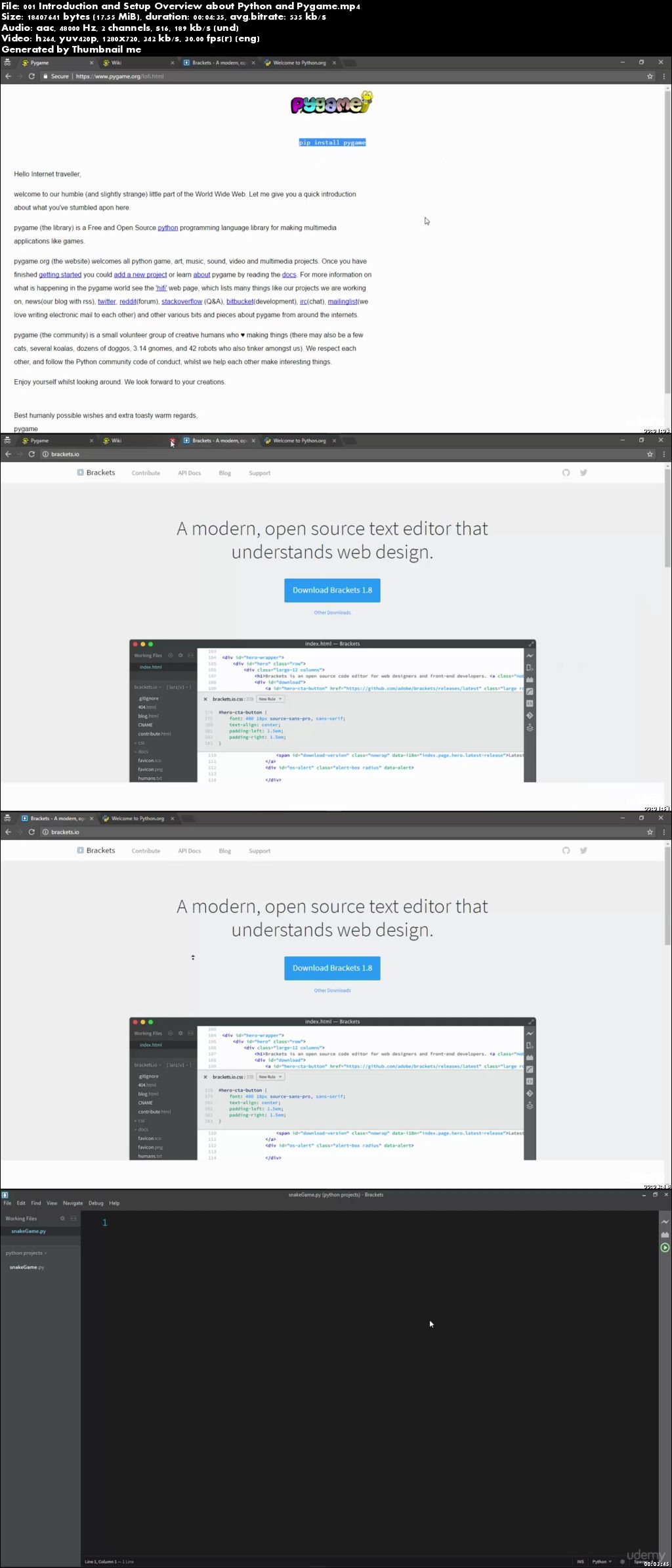 Python Game Development Creating a Snake Game from scratch