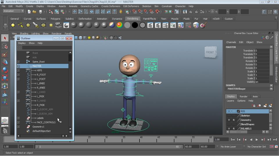 Maya: Character Rigging