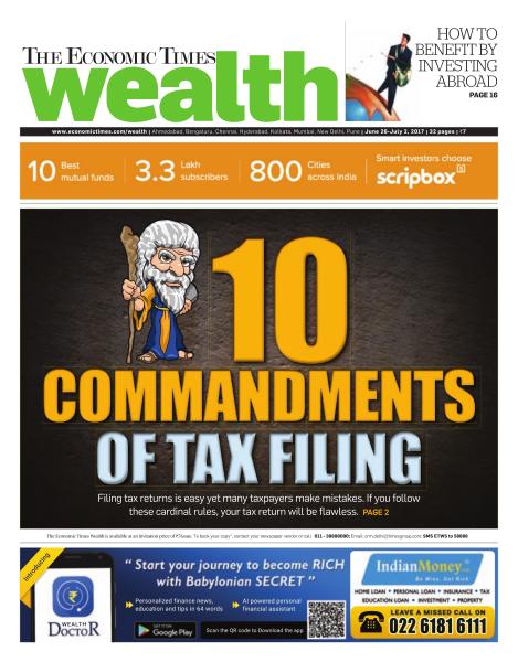 The Economic Times Wealth – June 26 – July 2, 2017-P2P
