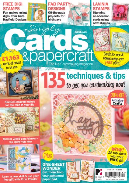 Simply Cards & Papercraft &ndash; Issue 165 2017-P2P