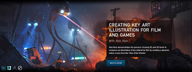 Creating Key Art Illustration for Film and Games