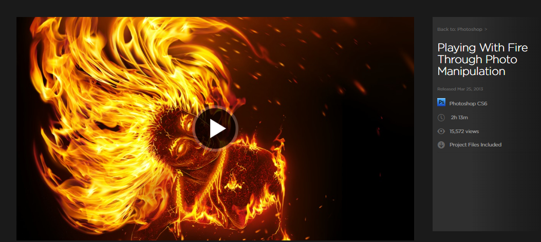 Playing With Fire Through Photo Manipulation