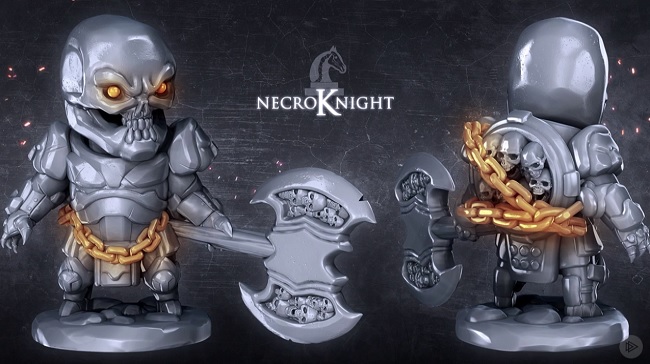 Sculpting the Necroknight with ZBrush