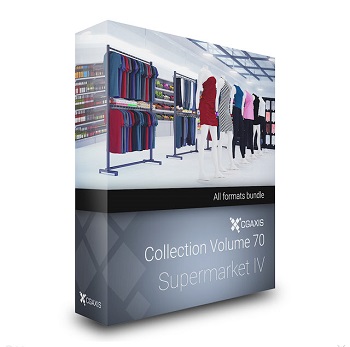 CGAxis Models Volume 70 – Supermarket IV (Vray only)