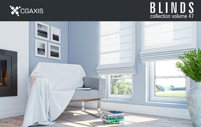 CGAxis Models Volume 47 – Blinds