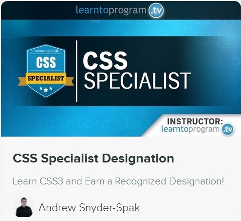 Learntoprogram – CSS Specialist