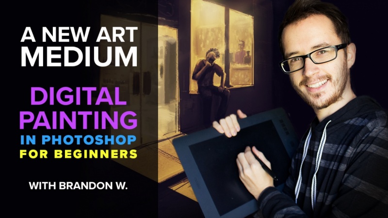 A New ART Medium – Digital Painting In Photoshop for Beginners