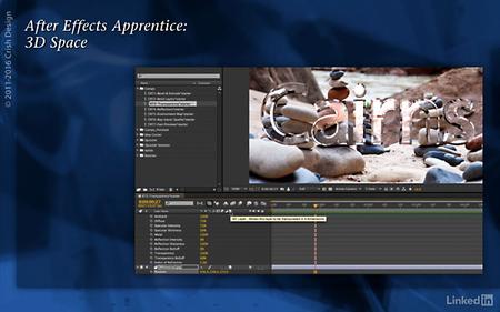 Lynda – After Effects Apprentice 11: 3D Space (updated Nov 10, 2016)
